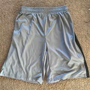 Gray dri fit shorts